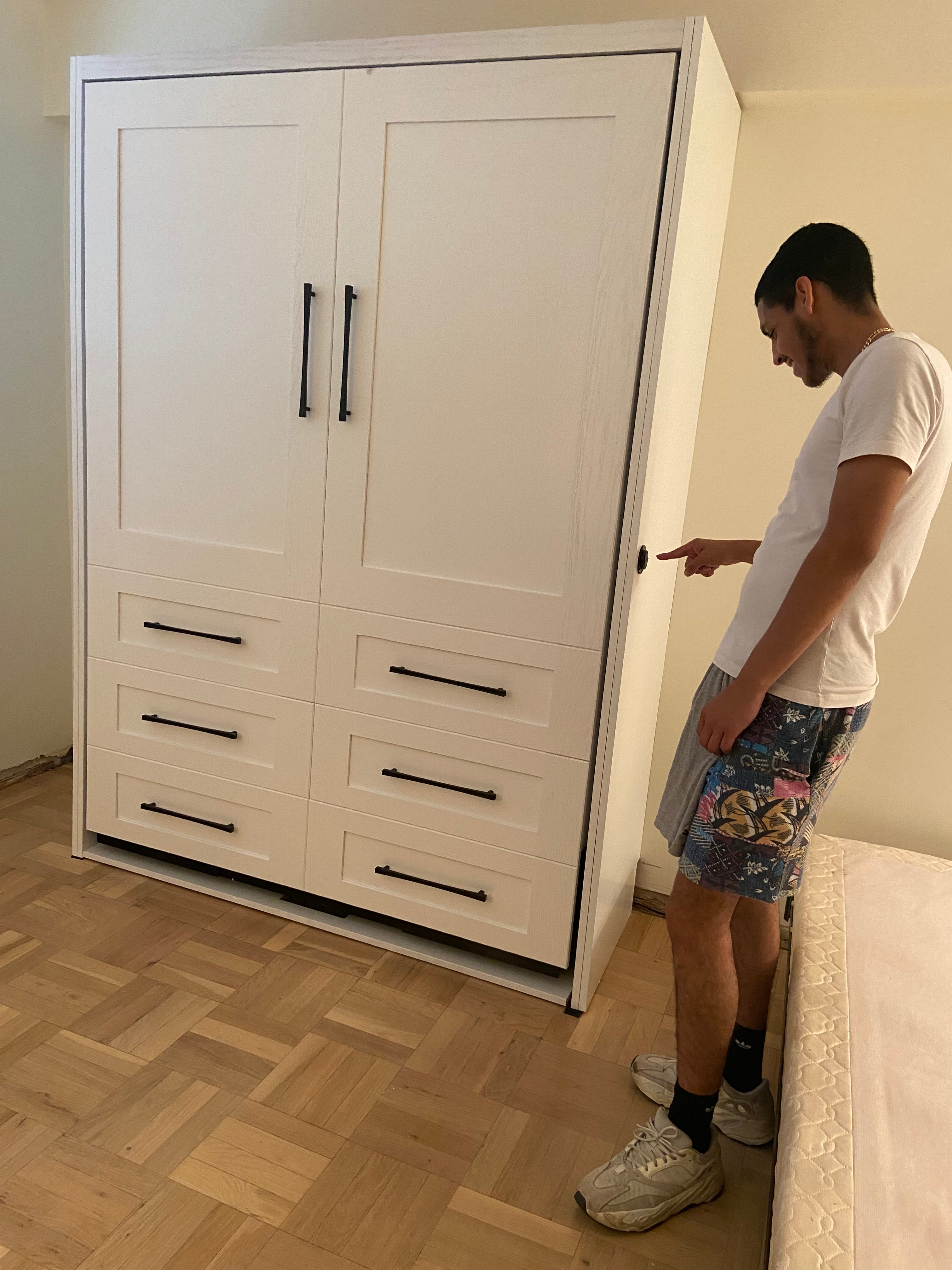 Electric motorized Murphy Bed